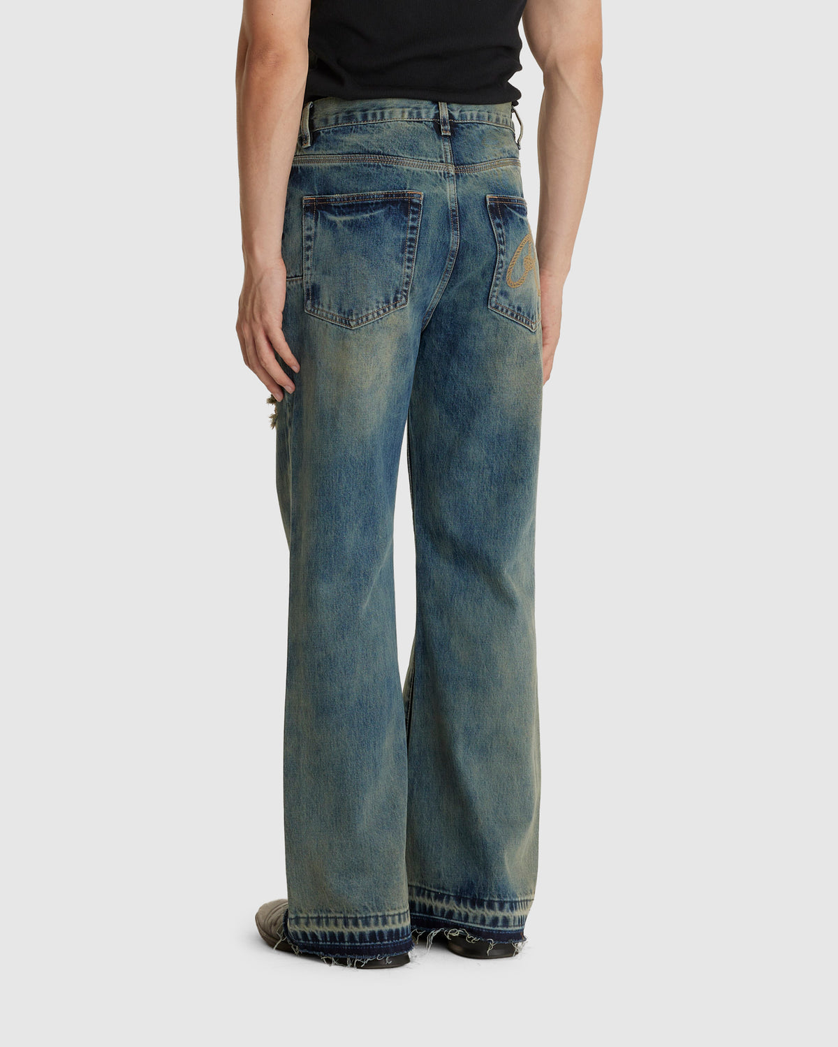 Boot Cut Lagoon Wash Jeans