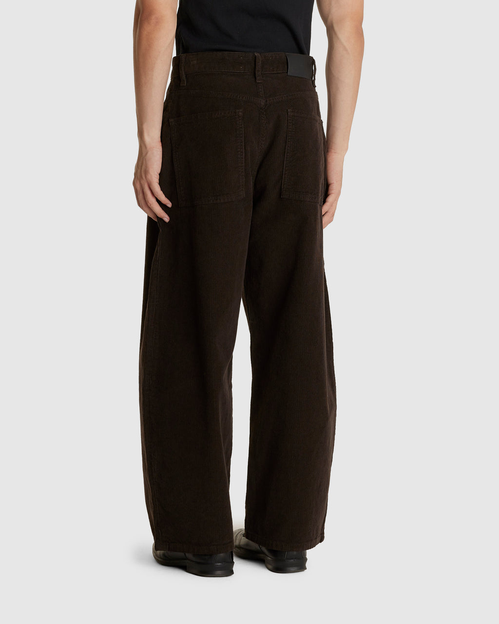 Paolo Volume Pant Corduroy Coffee