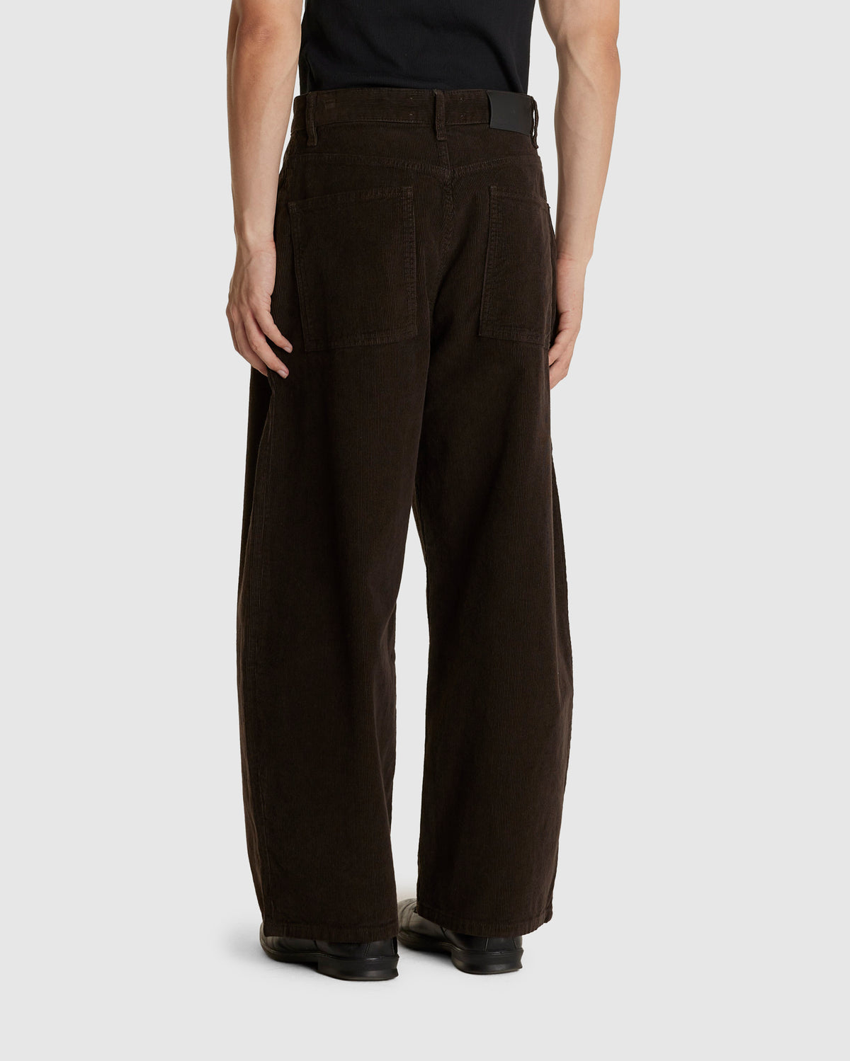 Paolo Volume Pant Corduroy Coffee