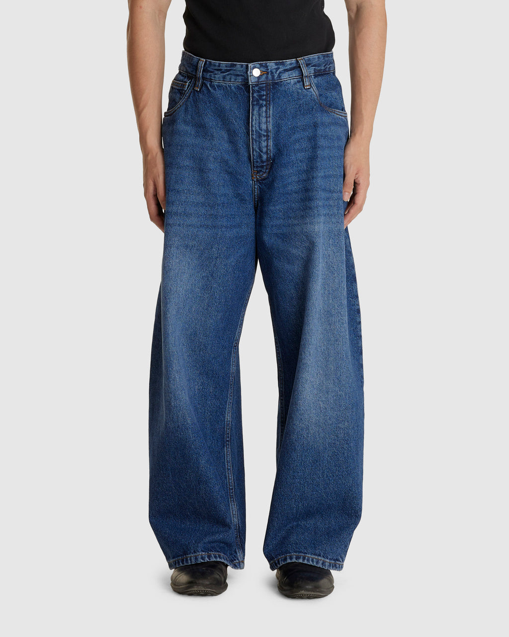 Paolo Volume Jean Worn Wash Indigo