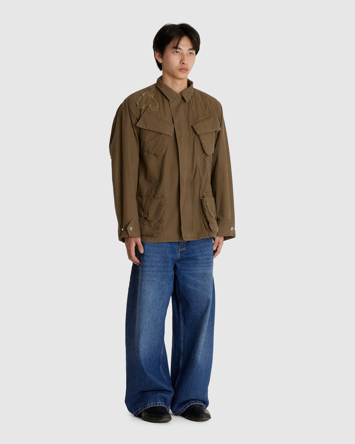 Wide BDU Over Shirt Desert Sand