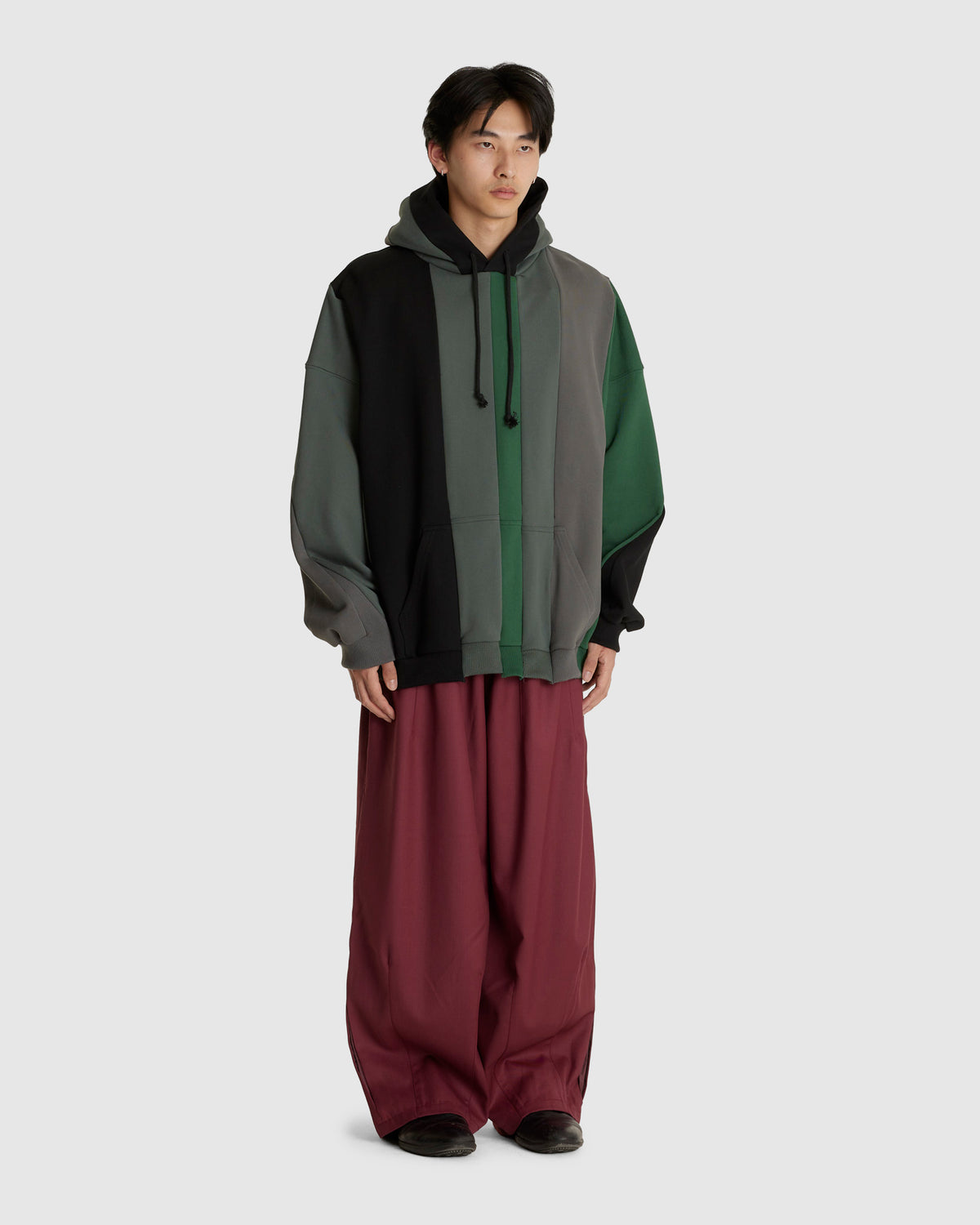 URL Paneled Hoodie
