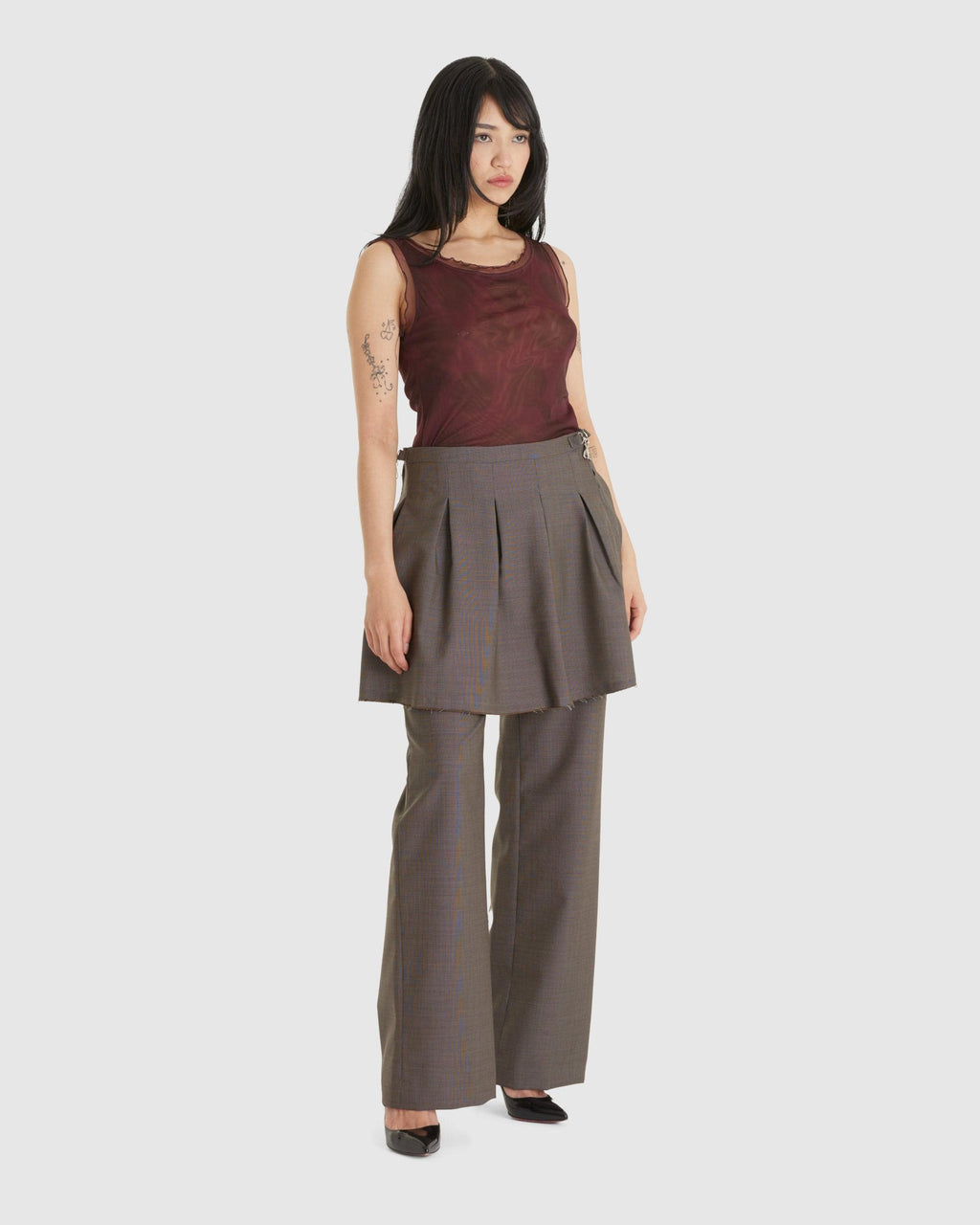 Unveil Trouser Grey Atom Check