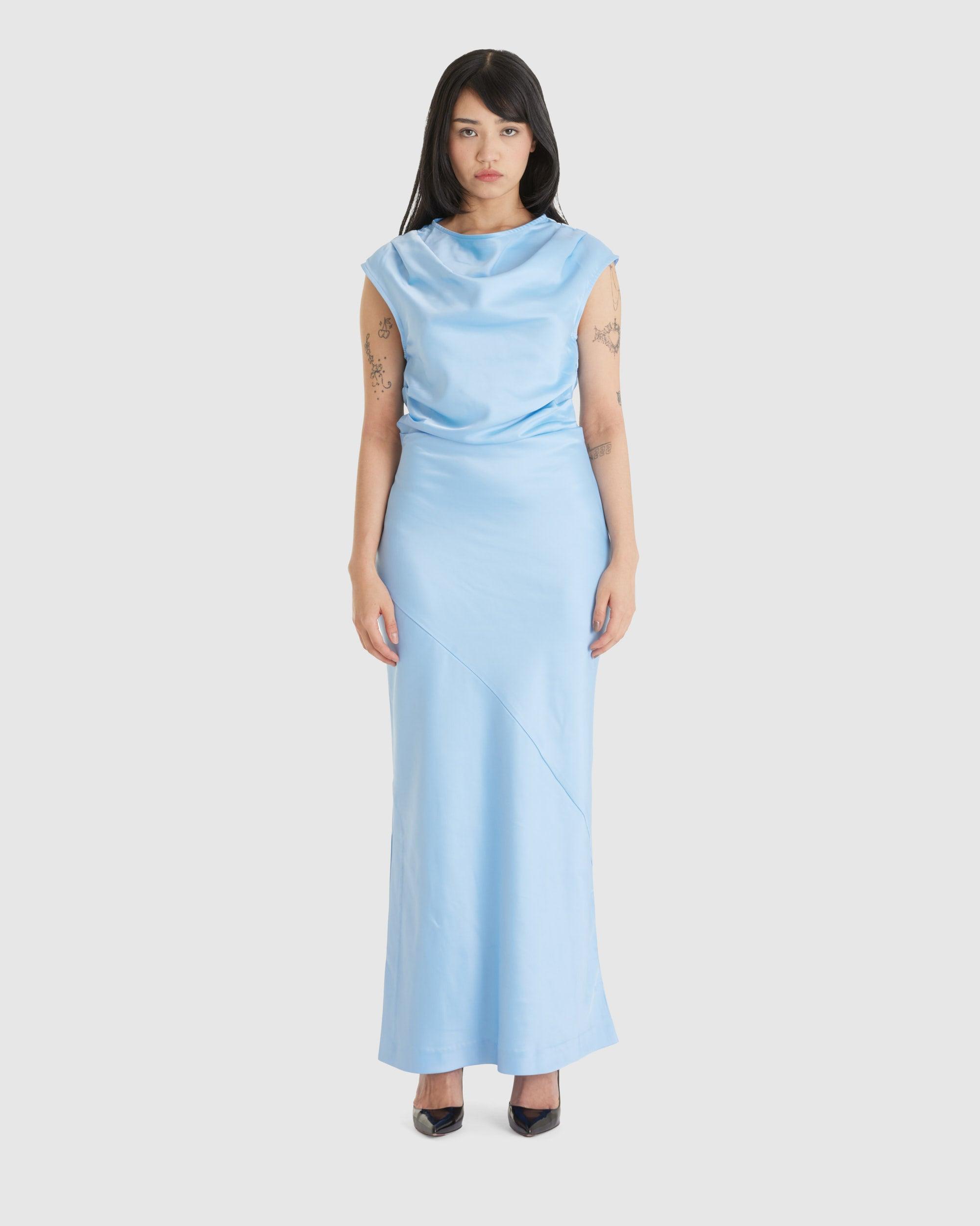 Rina Maxi Dress Sky Blue