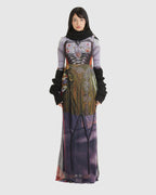 Mesh Turtleneck Dress