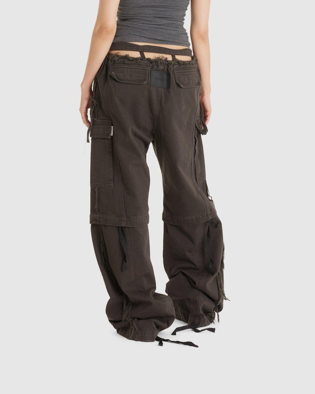 Baggy Cargo Pants Brown (W)
