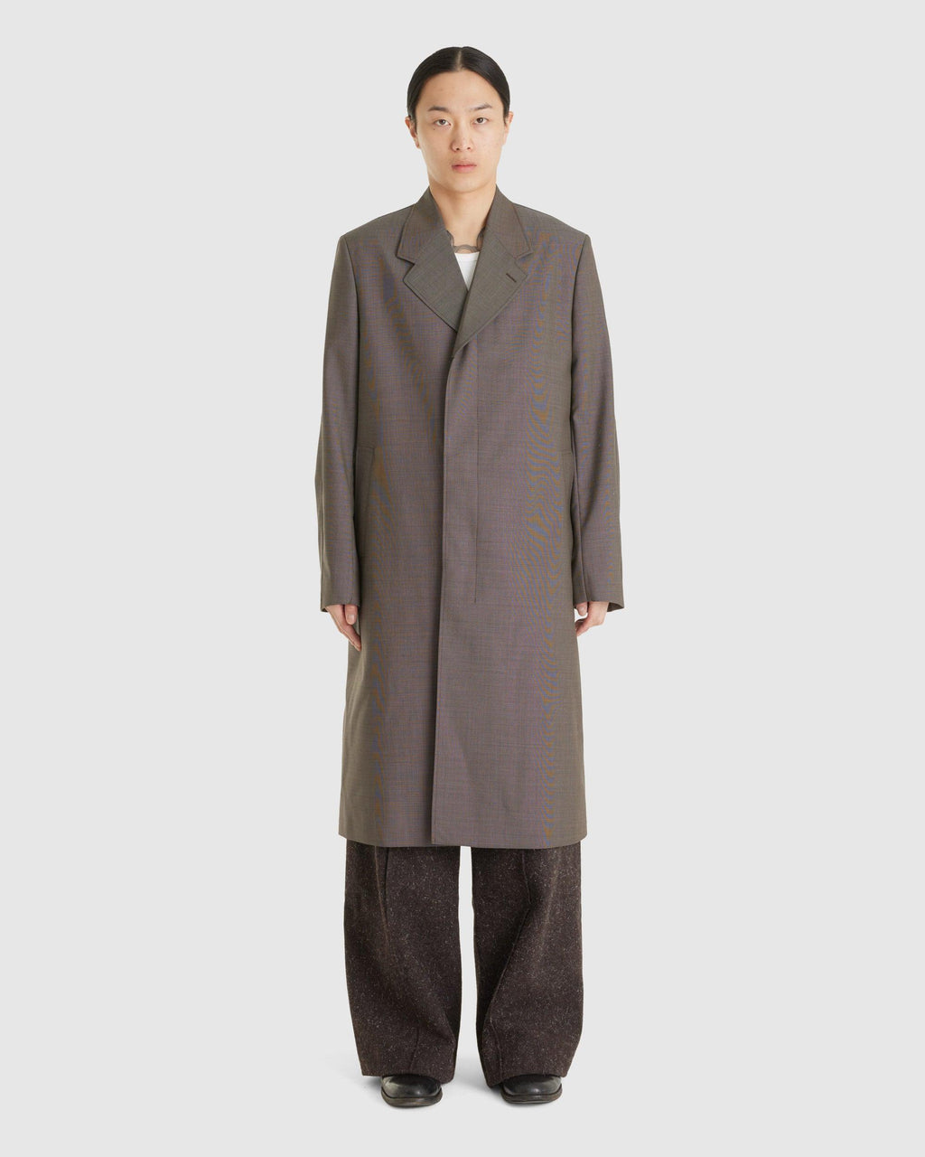 Uniform Coat Grey Atom Check