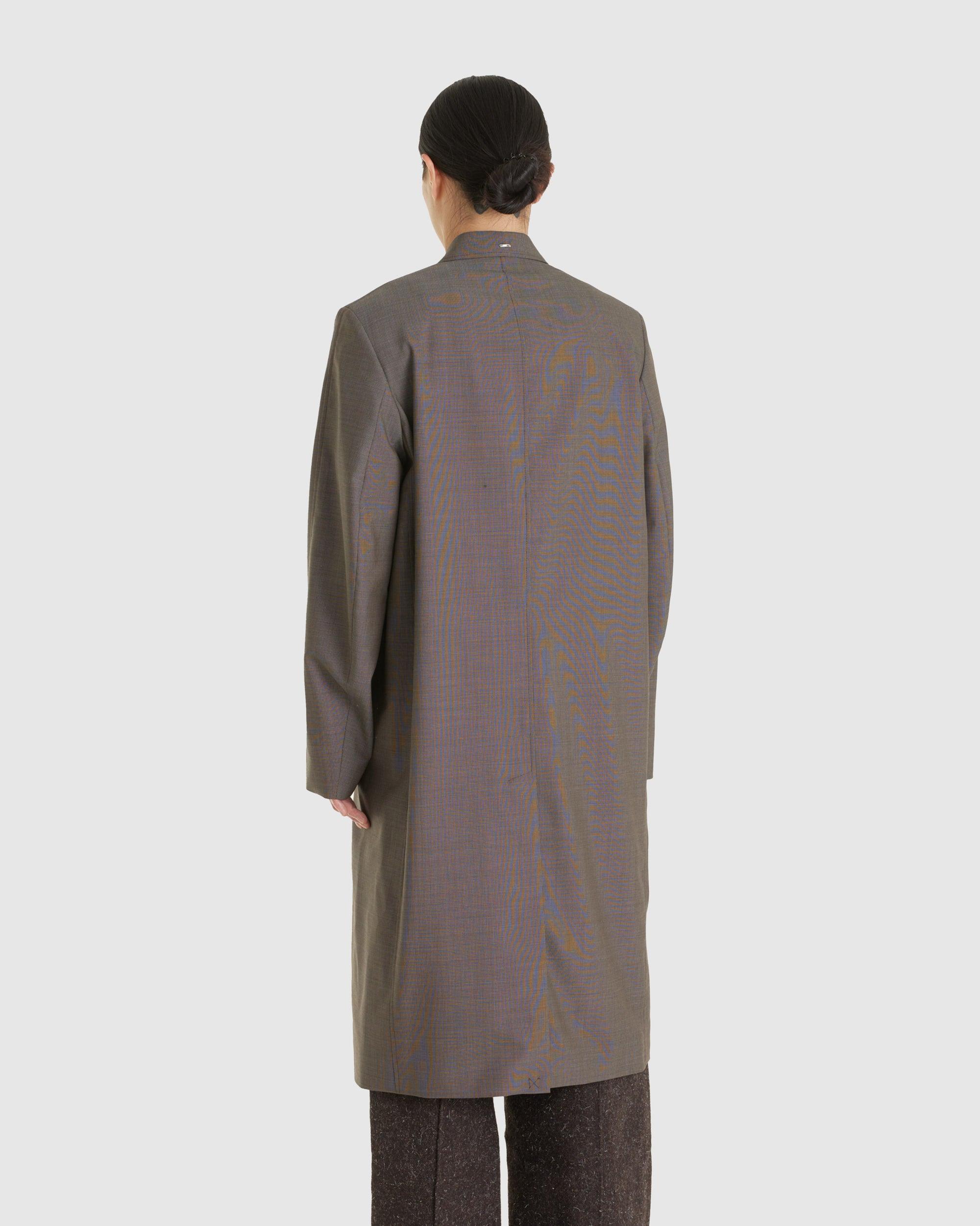 Uniform Coat Grey Atom Check