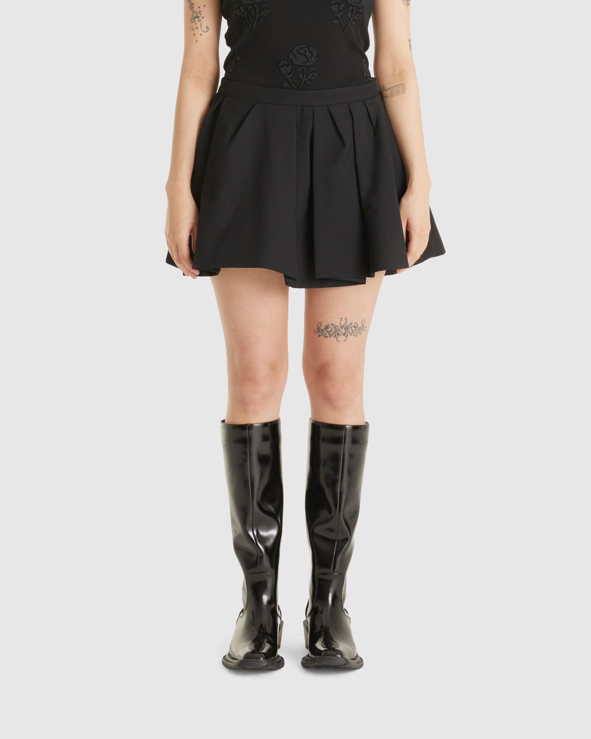 Irregular Pleated Skirt