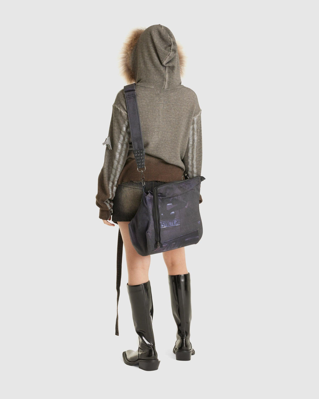 Crashed Car Bag Black