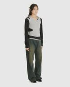 Jess Three Layers Polo Black/Grey