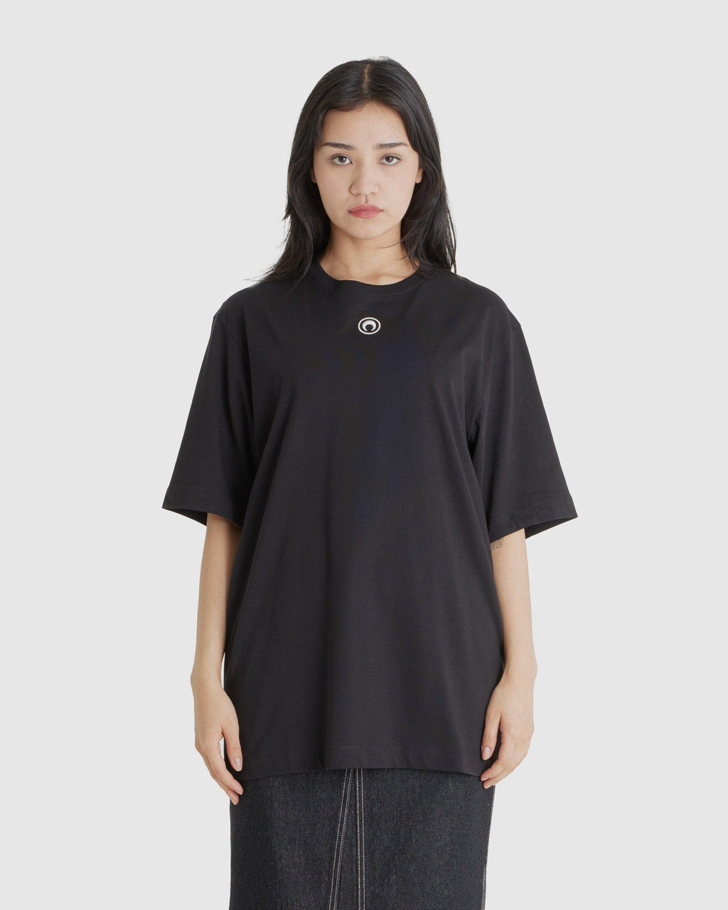 Moon Logo Jersey Loose Fit T-Shirt