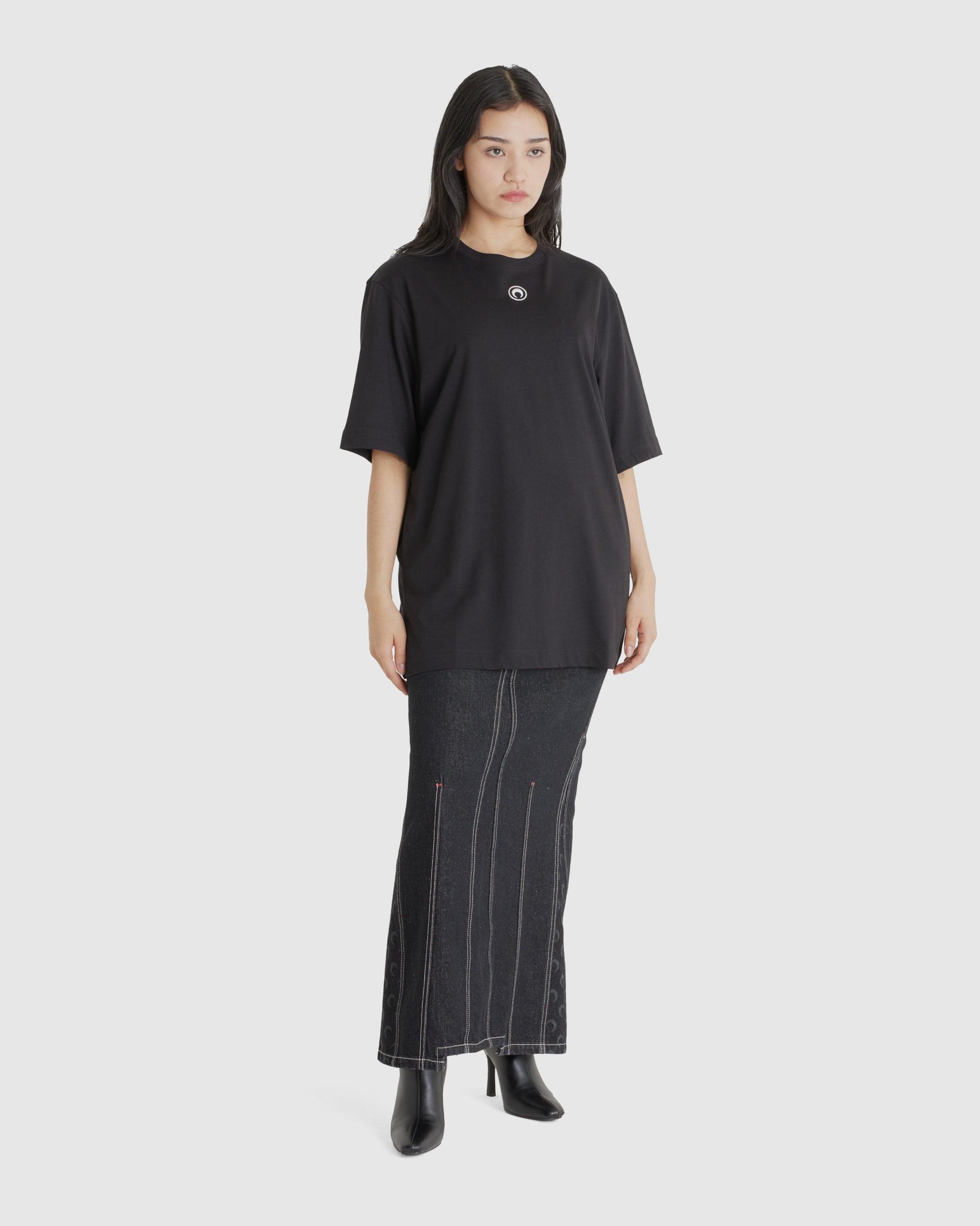 Moon Logo Jersey Loose Fit T-Shirt
