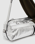 Neoprene Leather Bag Silver