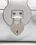 Neoprene Leather Bag Silver