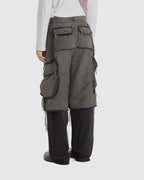 Layered Pouch Cargo Pants