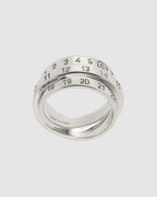 Triple Logo Ring SIlver