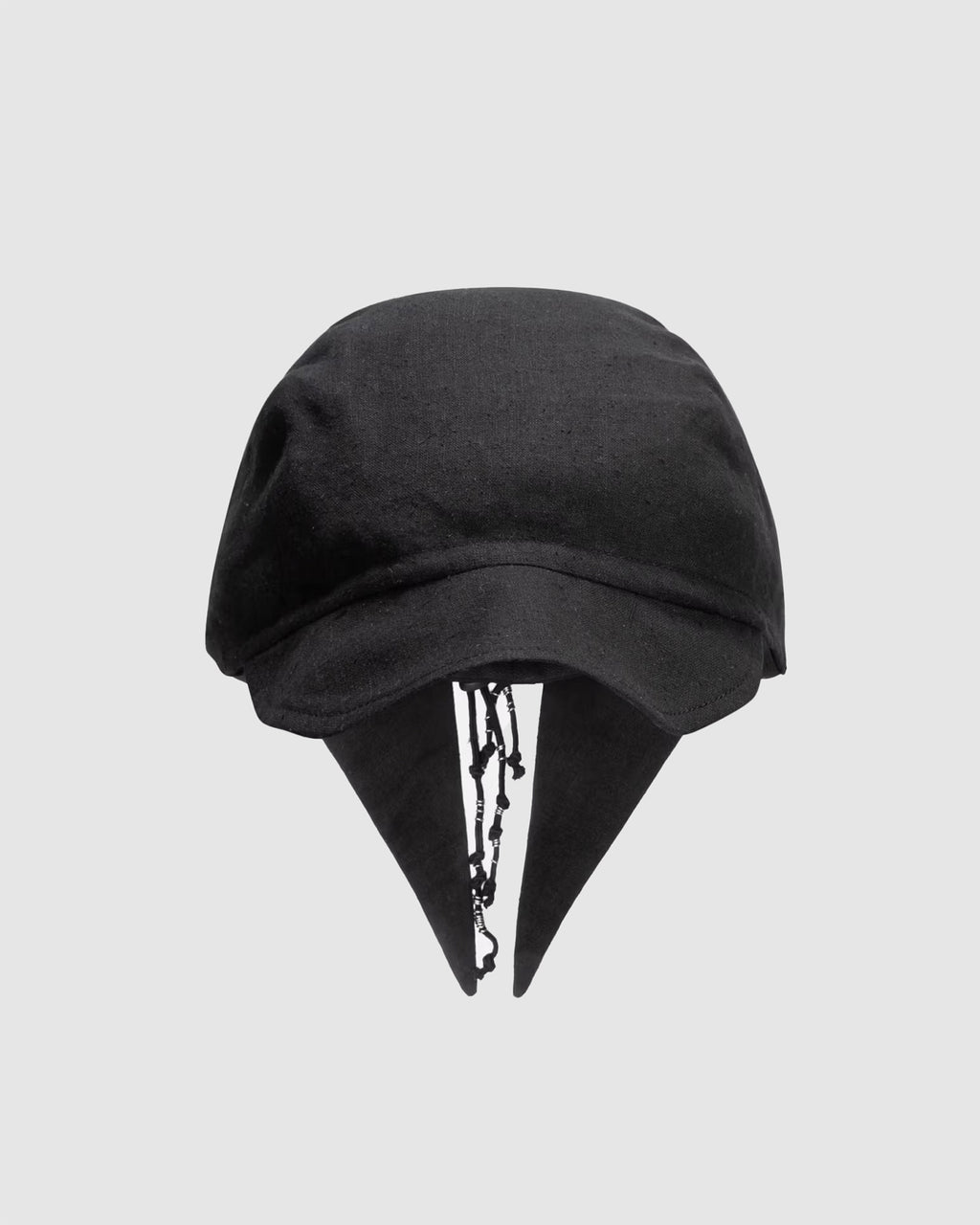 Seed Charm Knot Cap Black