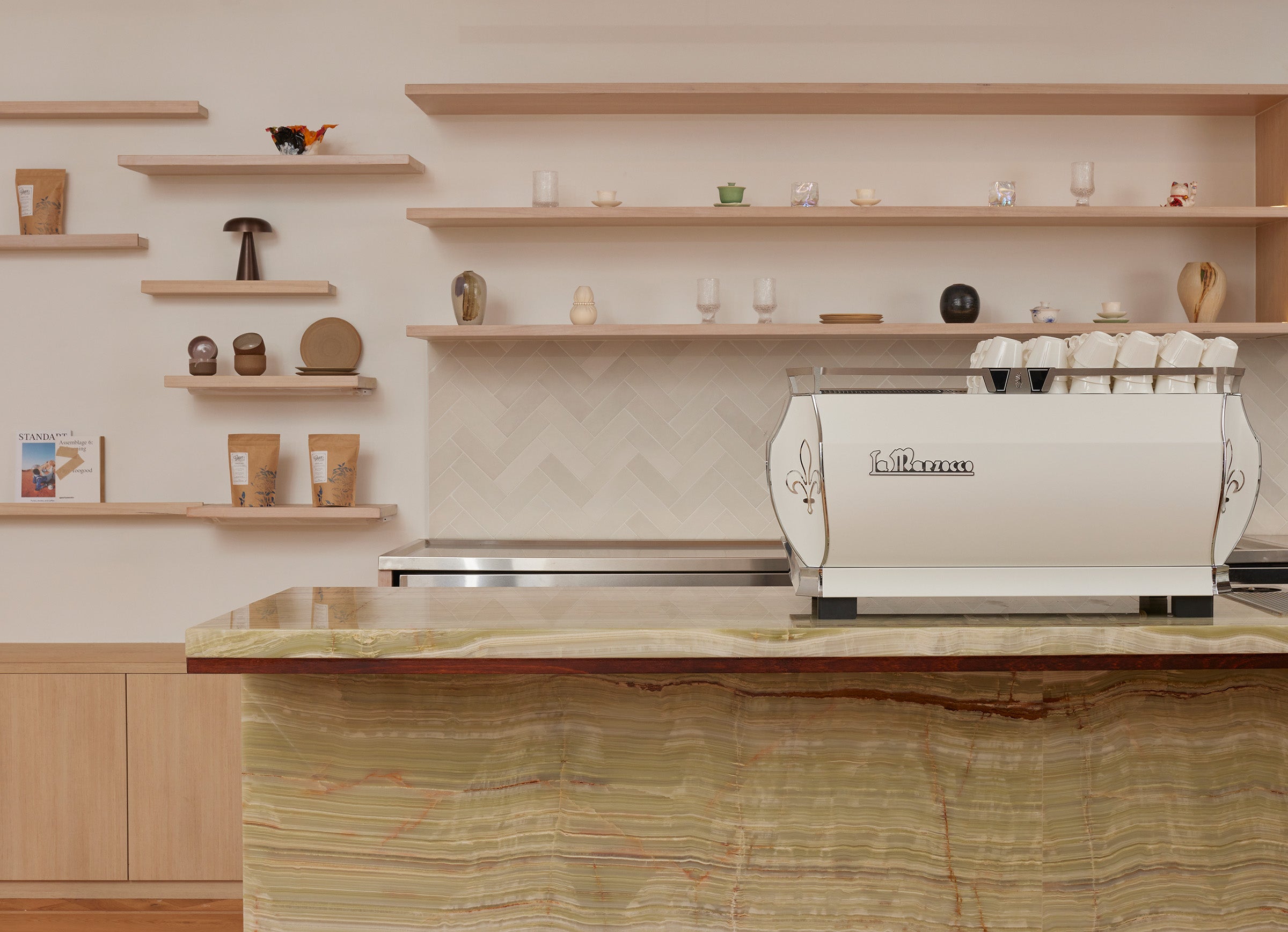 Interior of Chinatown Country Club Café in Sydney. 
