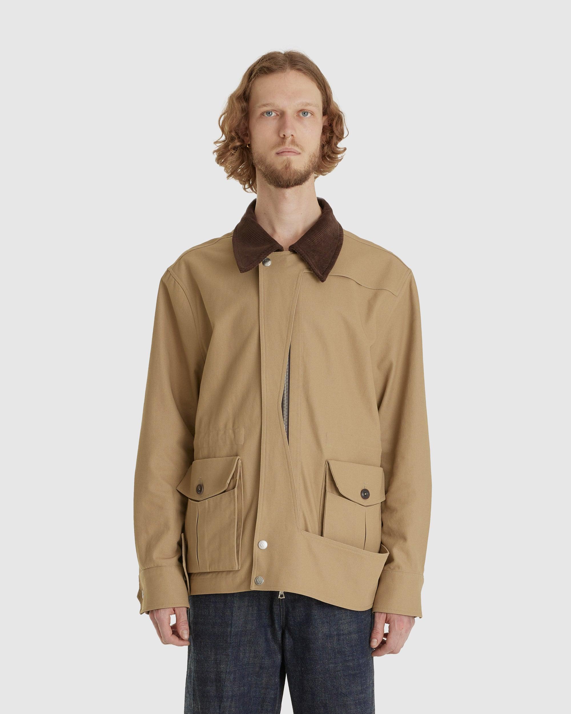 Corduroy Panelled Michigan Jacket