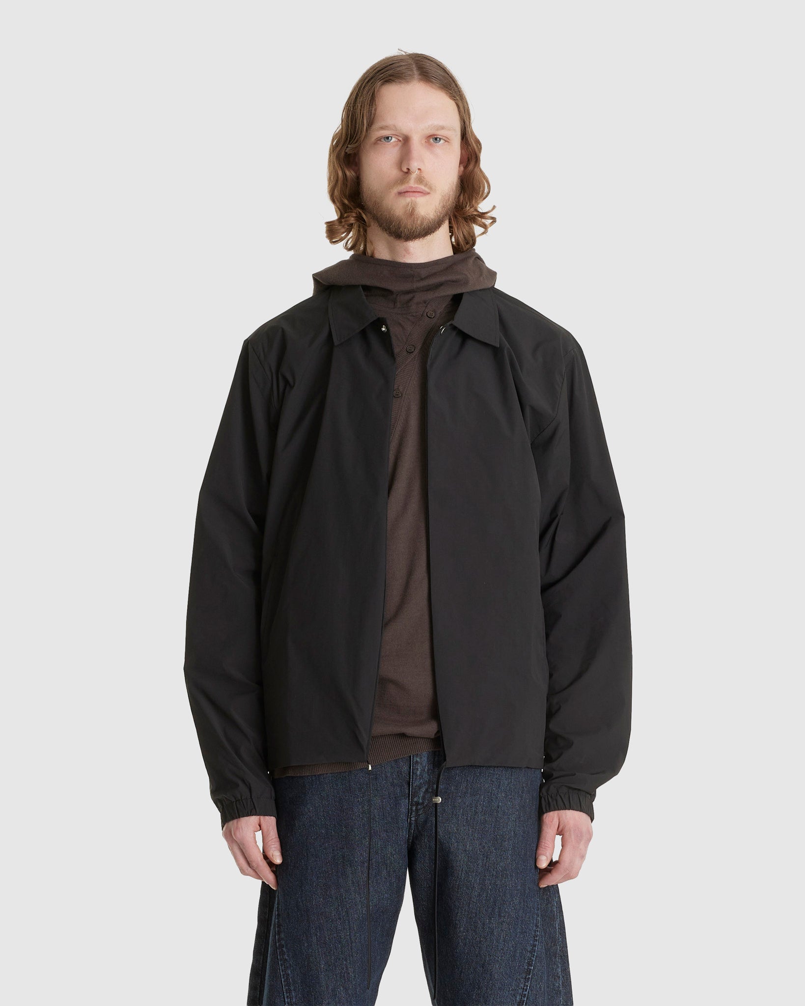 POST ARCHIVE FACTION 8.0 Coach Jacket Right Black – Chinatown