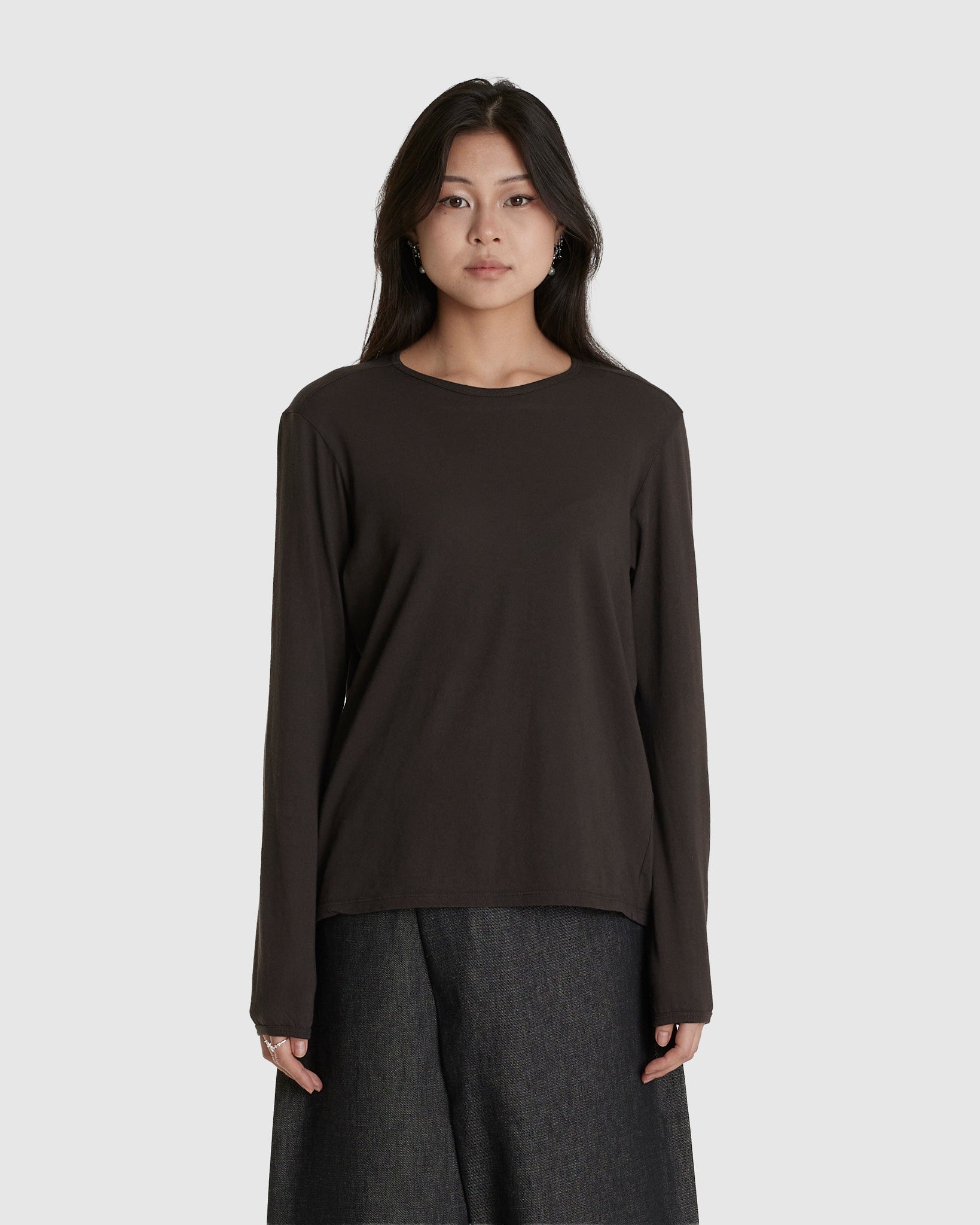 No.87 Organic Cotton Long Sleeve T-Shirt (W)