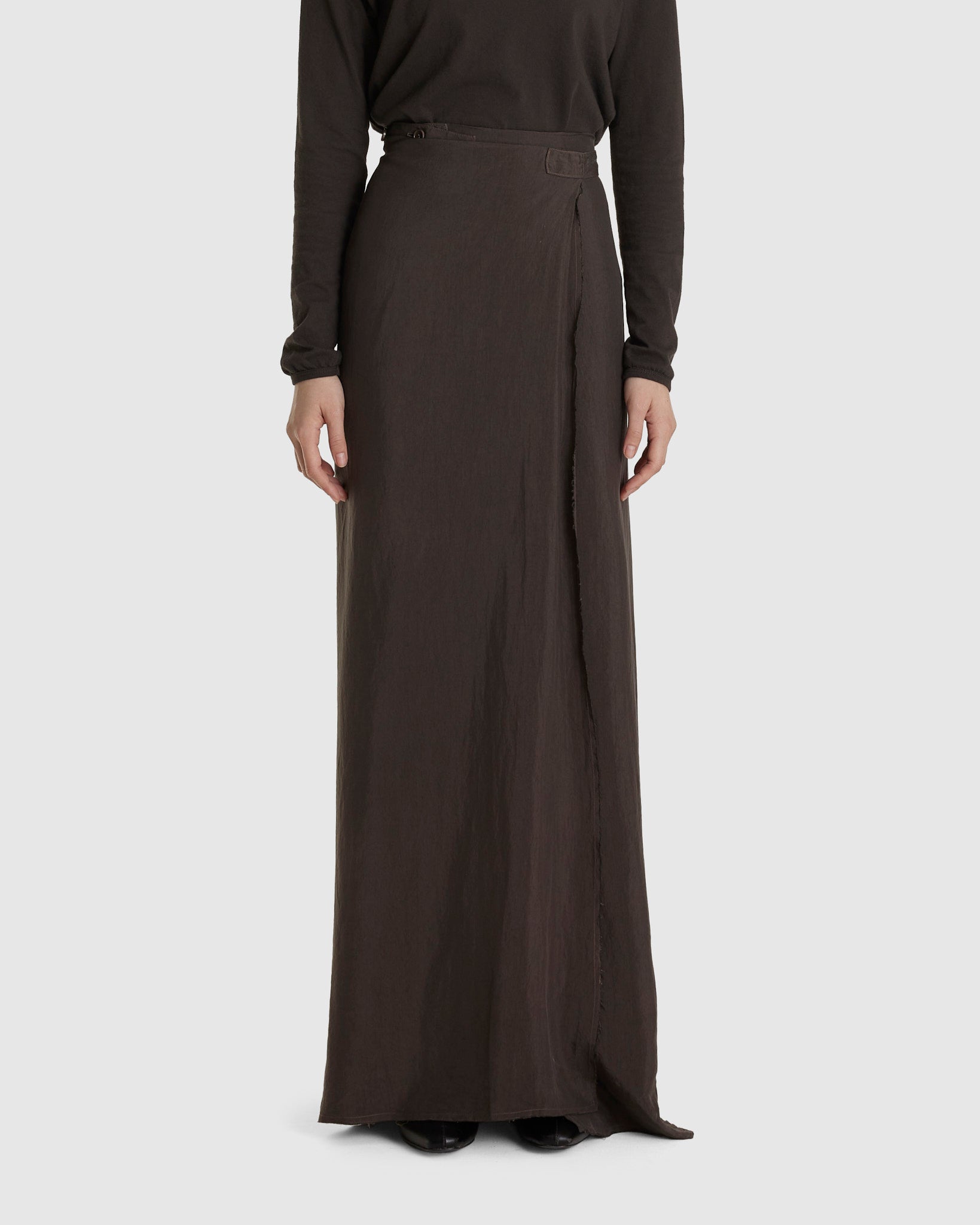 No.304 Cupro Wrap Skirt