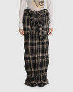 Crinkled Shirt Maxi Skirt