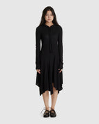 Hooded Jersey Dress