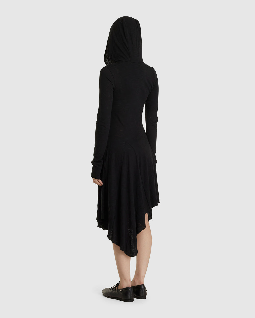 Hooded Jersey Dress