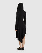 Hooded Jersey Dress
