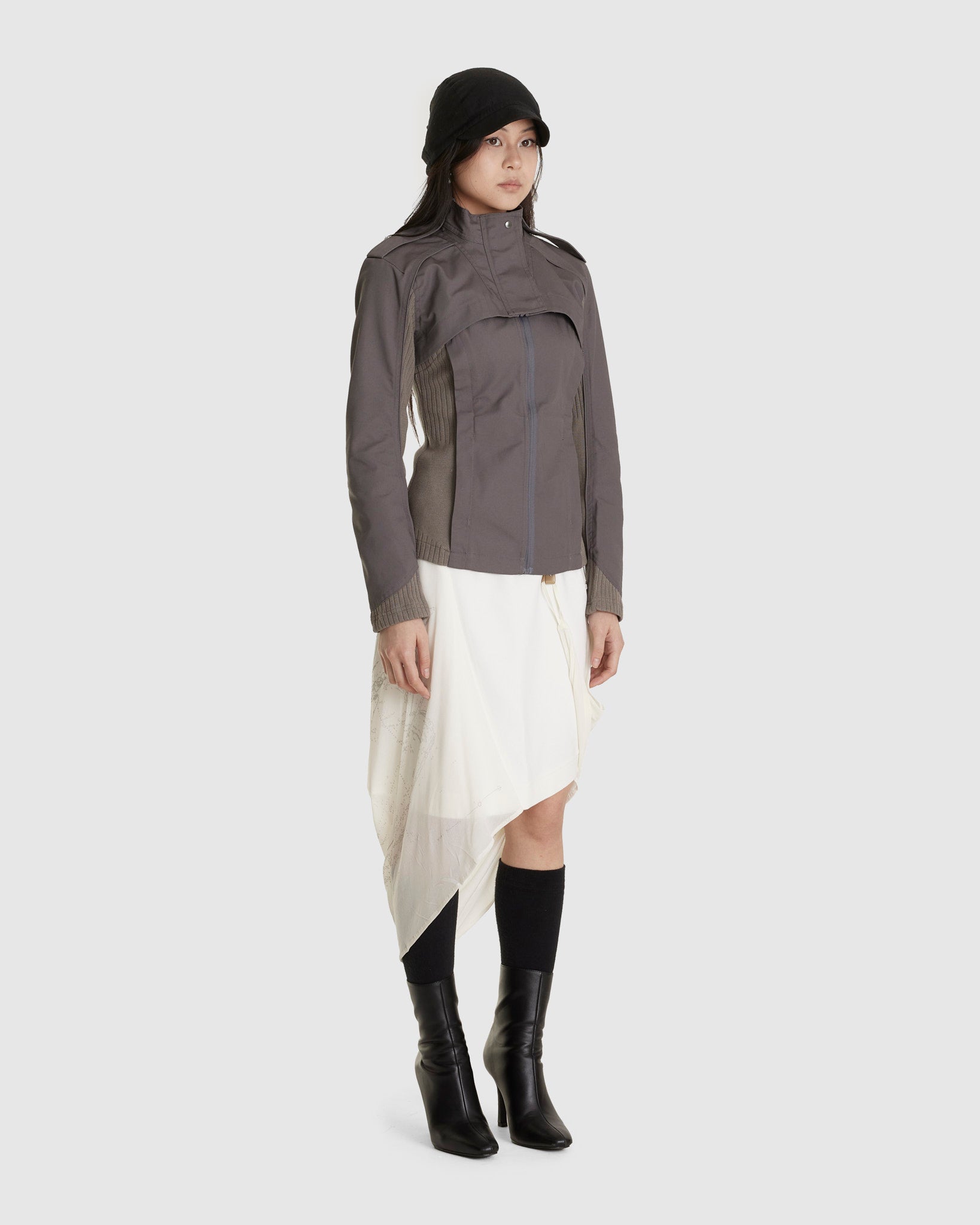 Graphic Wrap Skirt w/ Garter Belt Chinatown Country Club Graphic Wrap Skirt w/ Garter Belt Chinatown Country Club