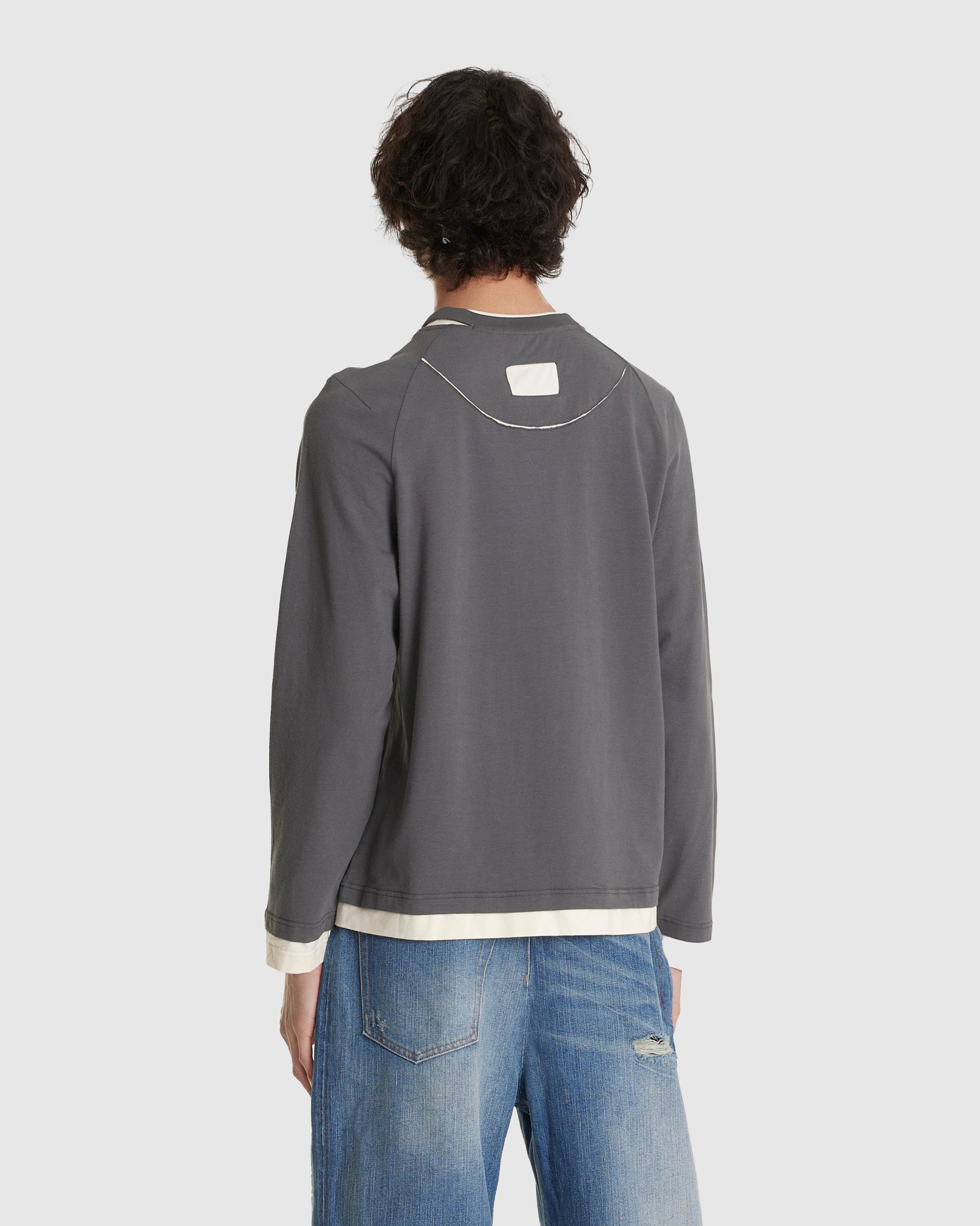 Basic Boy T-Shirt LS Grey