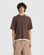 Basic Boy T-Shirt SS Brown