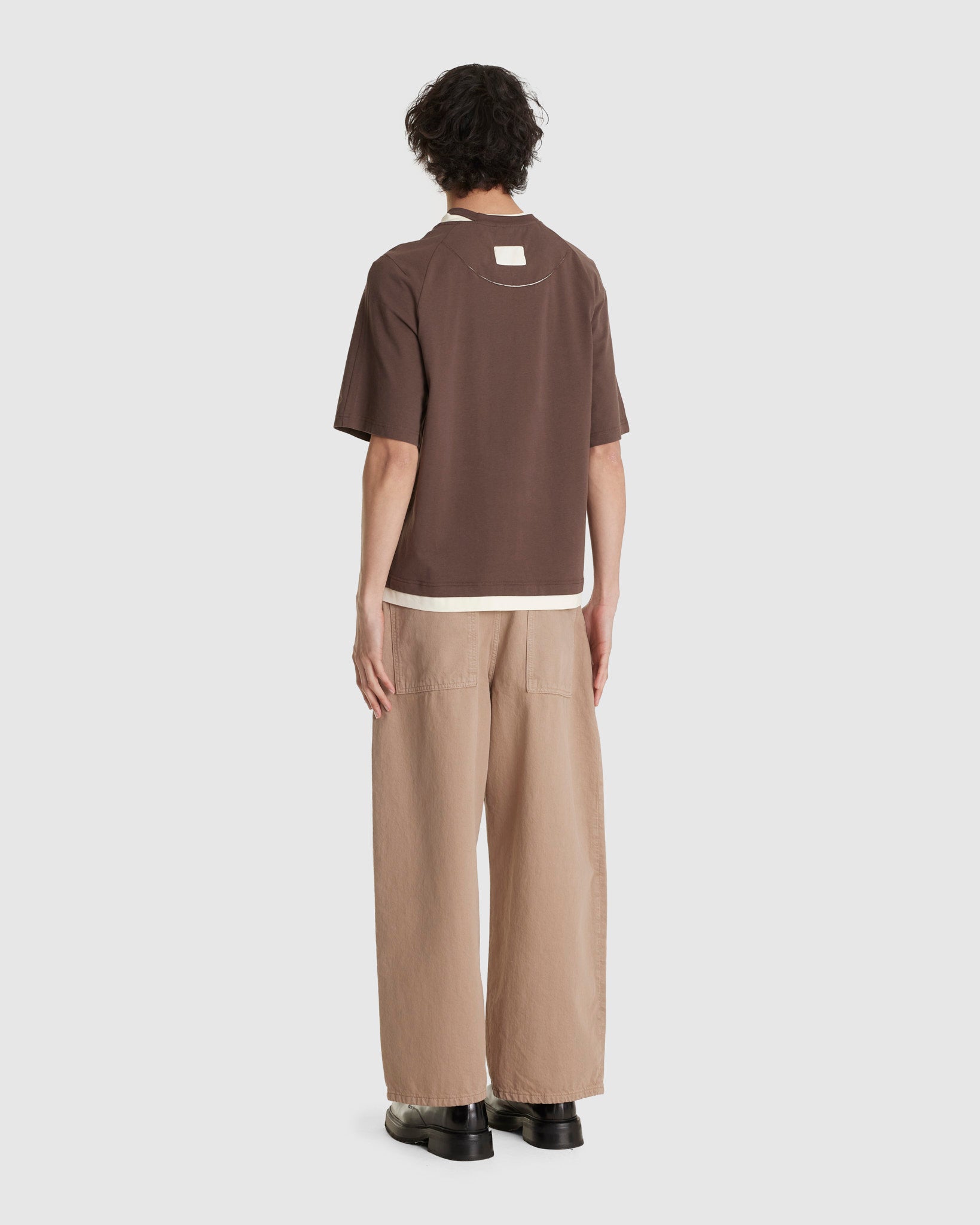 Basic Boy T-Shirt SS Brown