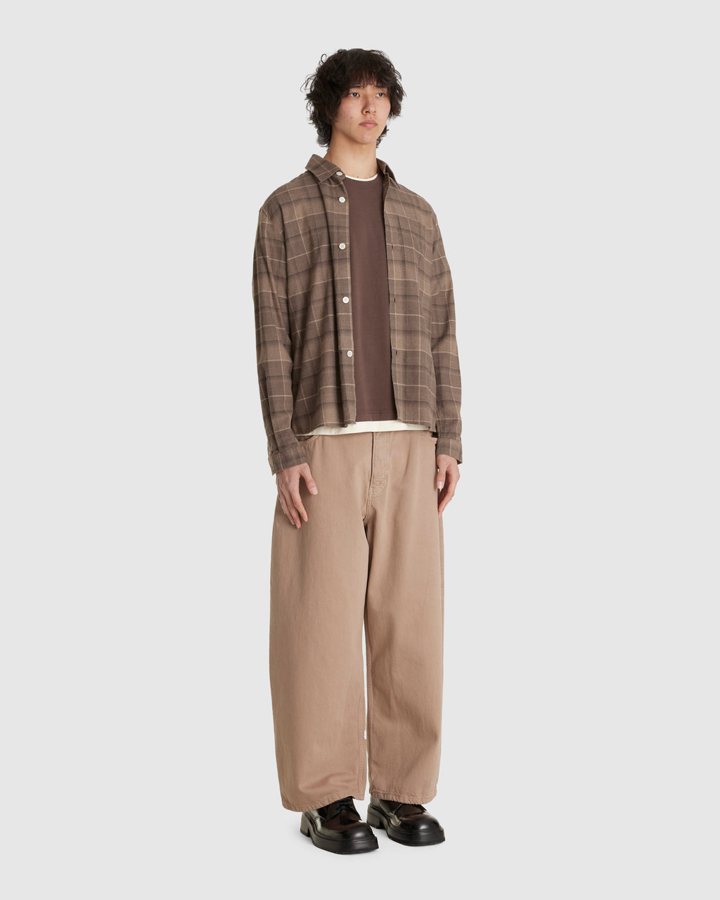 Another Shirt 4.0 Light Brown Check