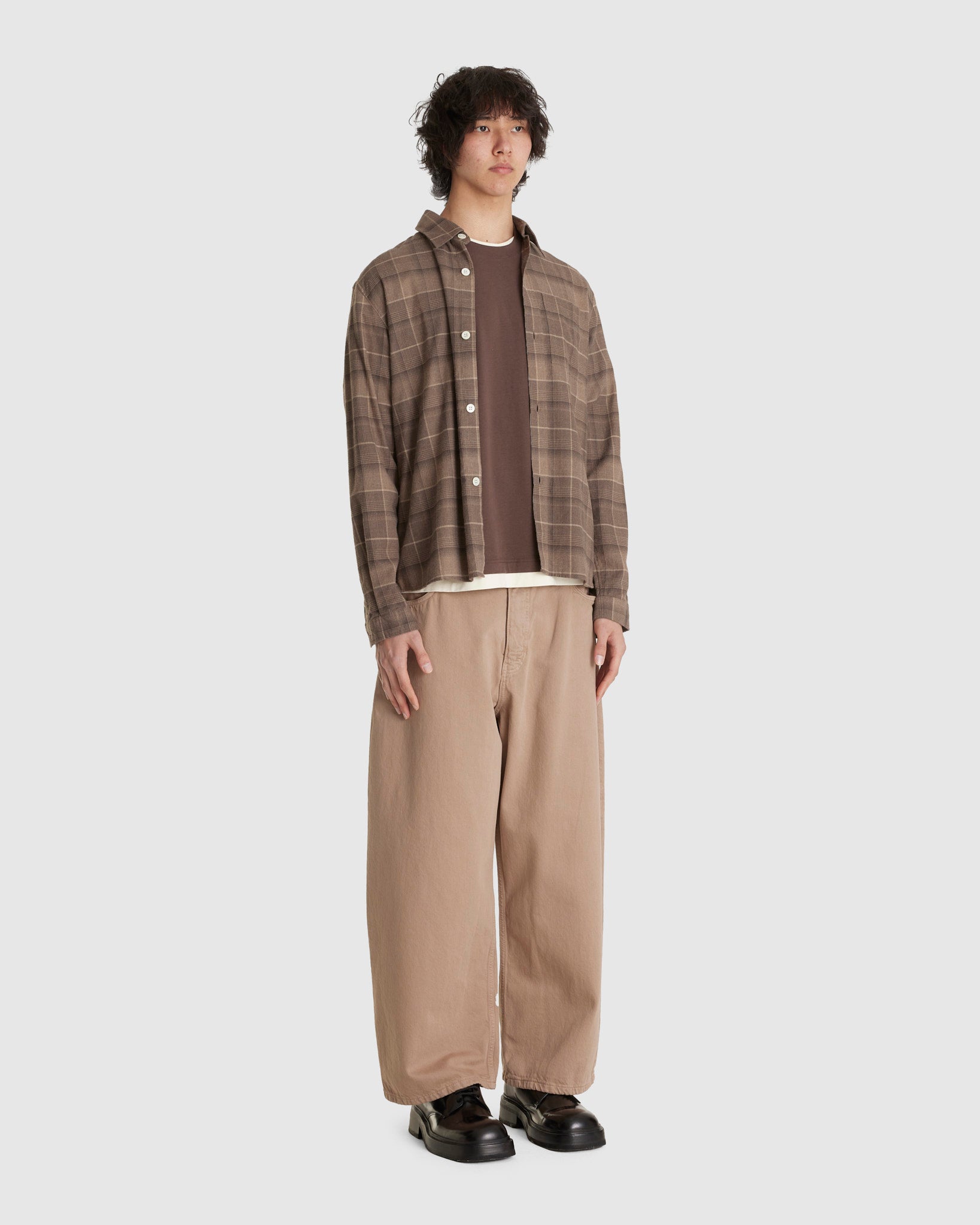 Another Shirt 4.0 Light Brown Check