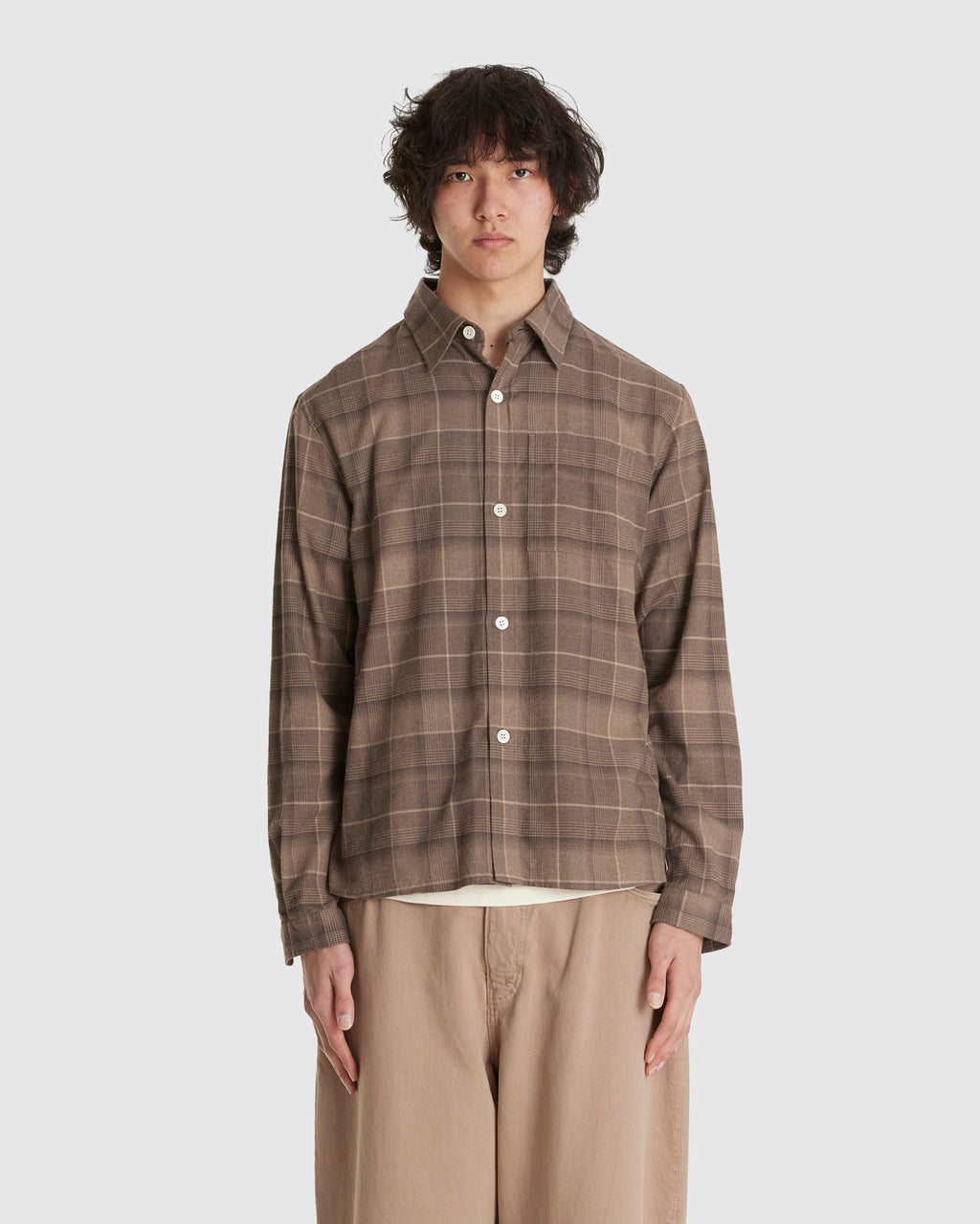 Another Shirt 4.0 Light Brown Check