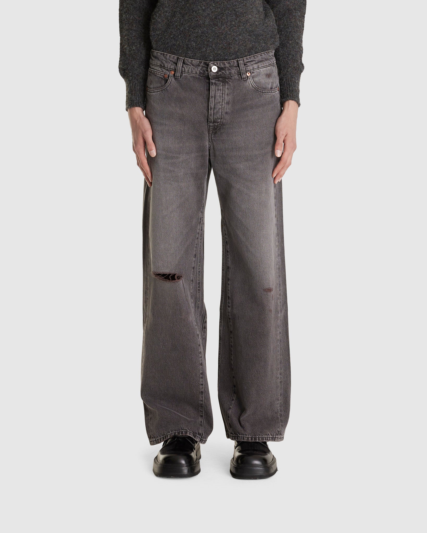 パンツ Nullus GREY ARROWS POCKET JEANS Nullus GREY ARROWS POCKET JEANS NULLUS | hypeofficial