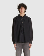 Double Borrowed Shirt Black Faux Lumberjack Check