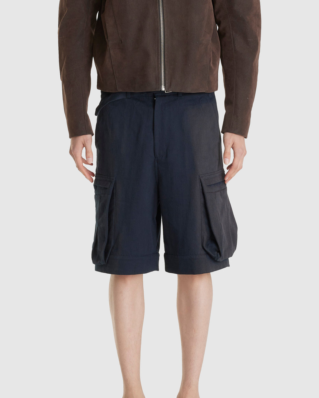 Sun-bleached Detachable Wide Trousers