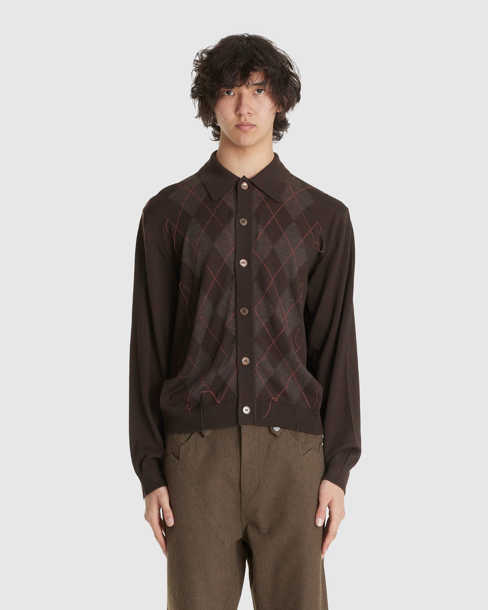 Evening Polo Pub Argyle Fine Wool