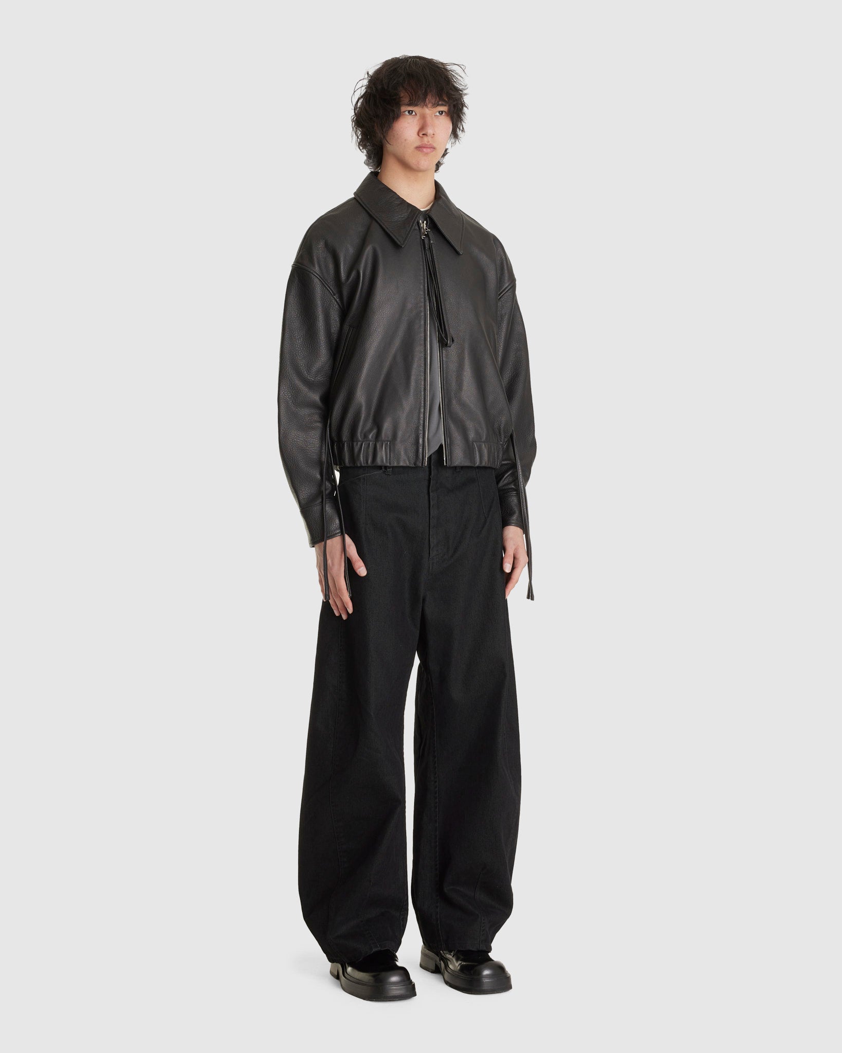 NULLUS 25AW KNOT G.O.A.T レザージャケット 人気カラーの レザージャケット G.O.A.T KNOT 25AW NULLUS NULLUS