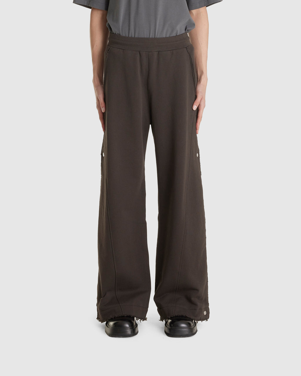 Whale Fin Snap-On Wide Leg Sweatpants