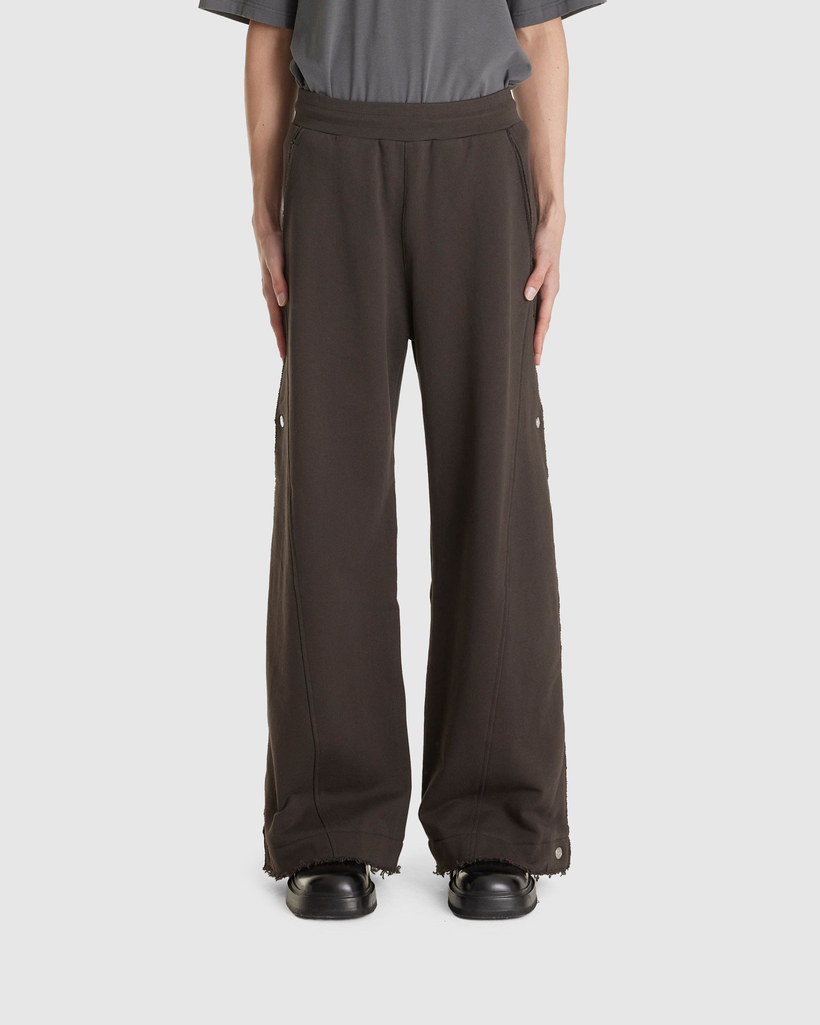 Whale Fin Snap-On Wide Leg Sweatpants