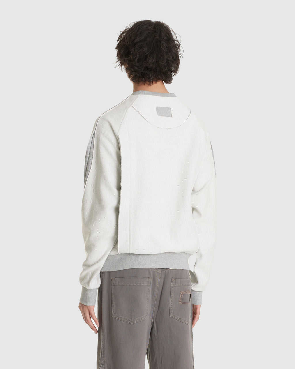 Deconstructed Tie In Sweater