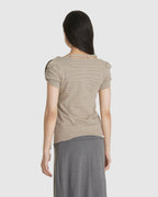Alta Striped Brown Top