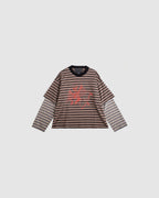 Skeleton Stripe Long Sleeve