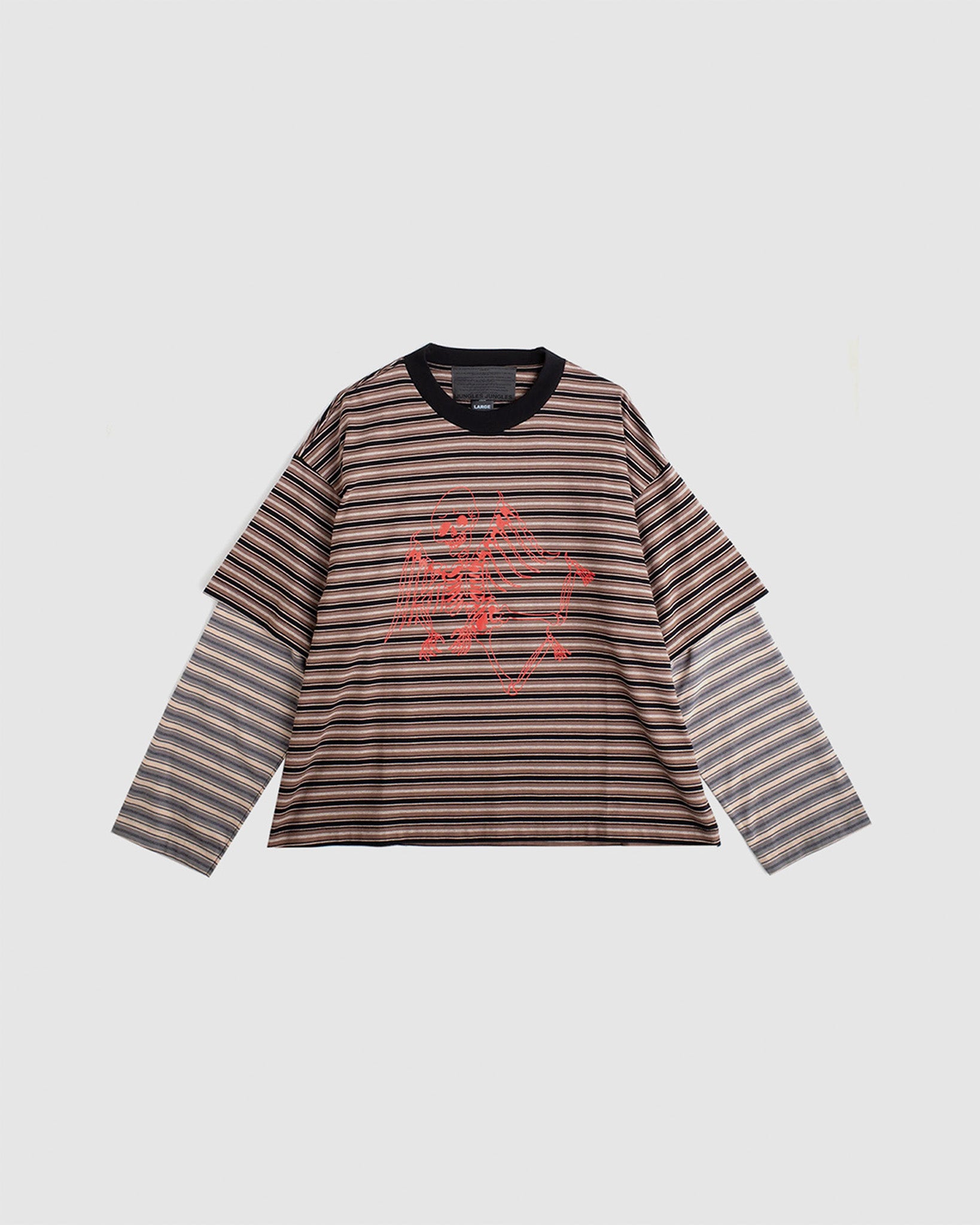 Skeleton Stripe Long Sleeve