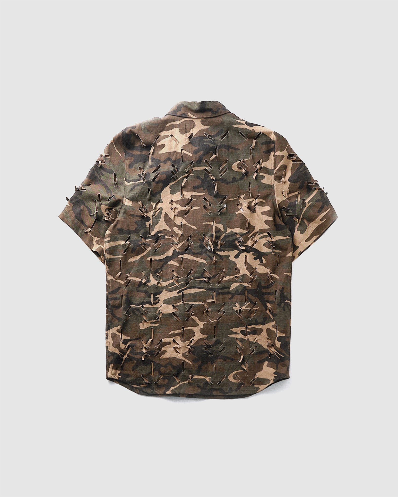 Laser Slashed Shirt Camo